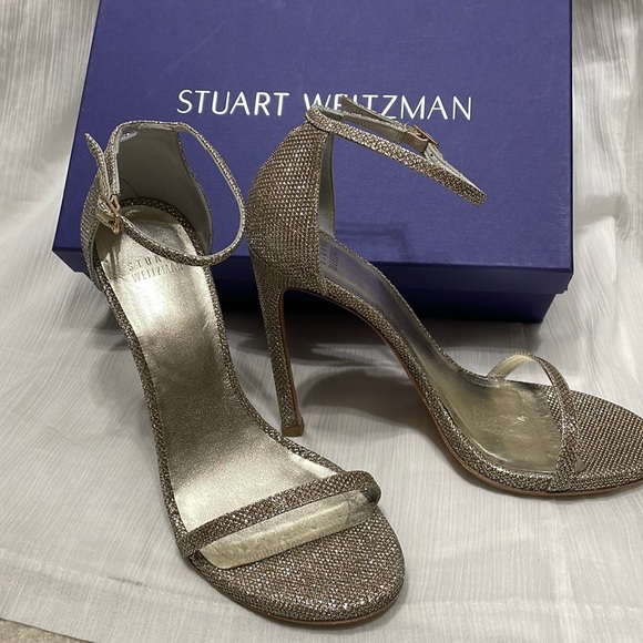 Stuart Weiztman Nudist Sandals - Picture 1 of 8